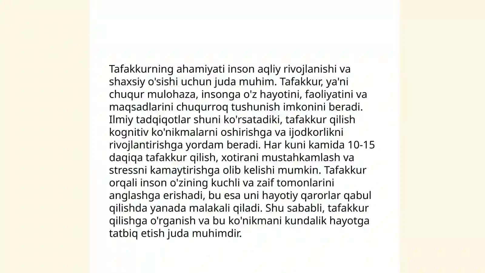 Tafakkur 4