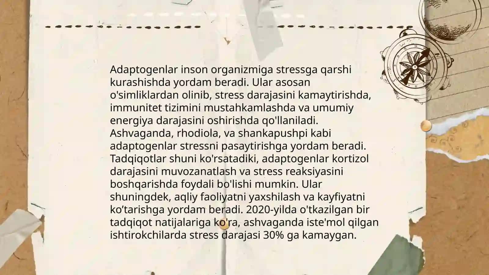 Adaptogenlar haqida umumiy ma'lumot 4