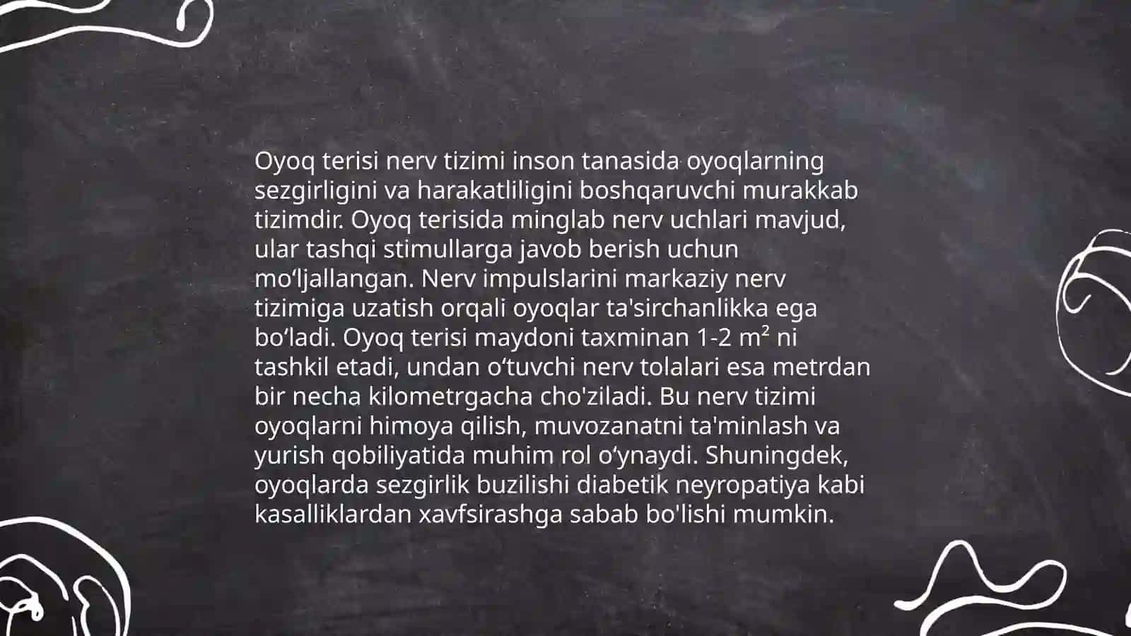 Oyoq terisini inervatsiyasi 4
