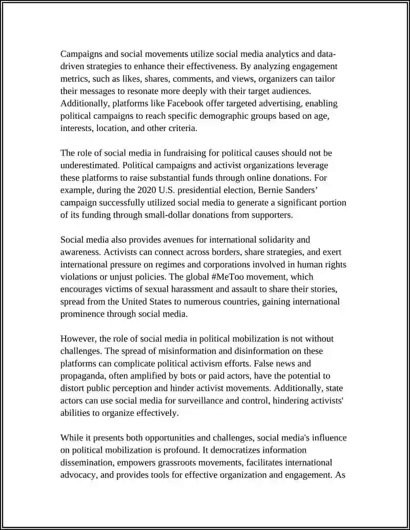 THE ROLE OF SOCIAL MEDIA 4
