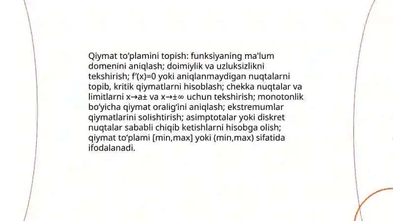 Funksiyani to'la tekshirish 4