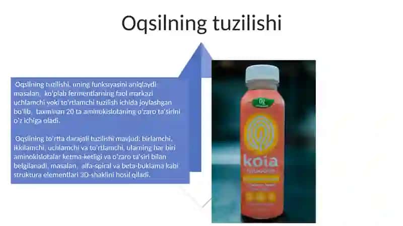 Oqsil va uning strukturalari 4