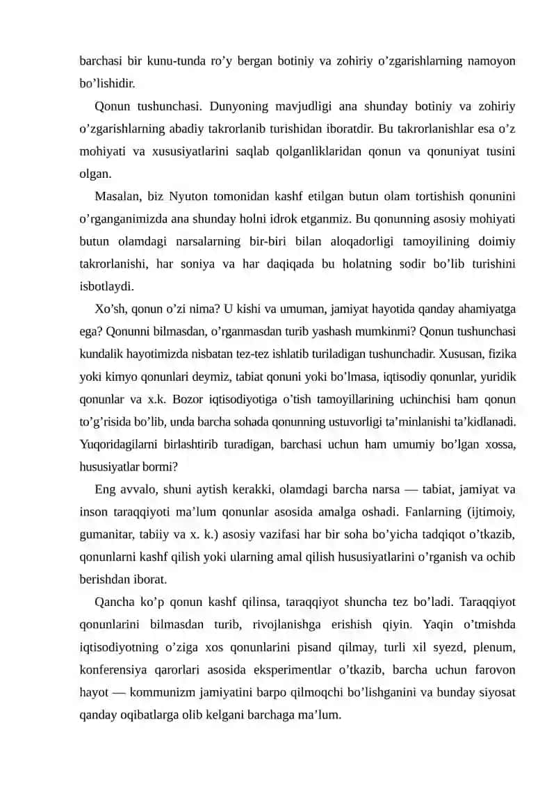 Falsafiy qonunlar 4