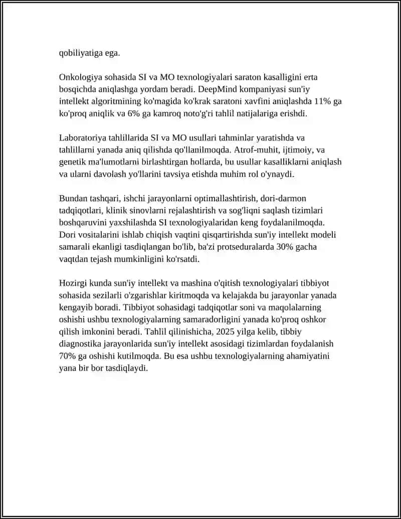 ZAMONAVIY TIBBIYOT TEXNALOGIYALARI 4