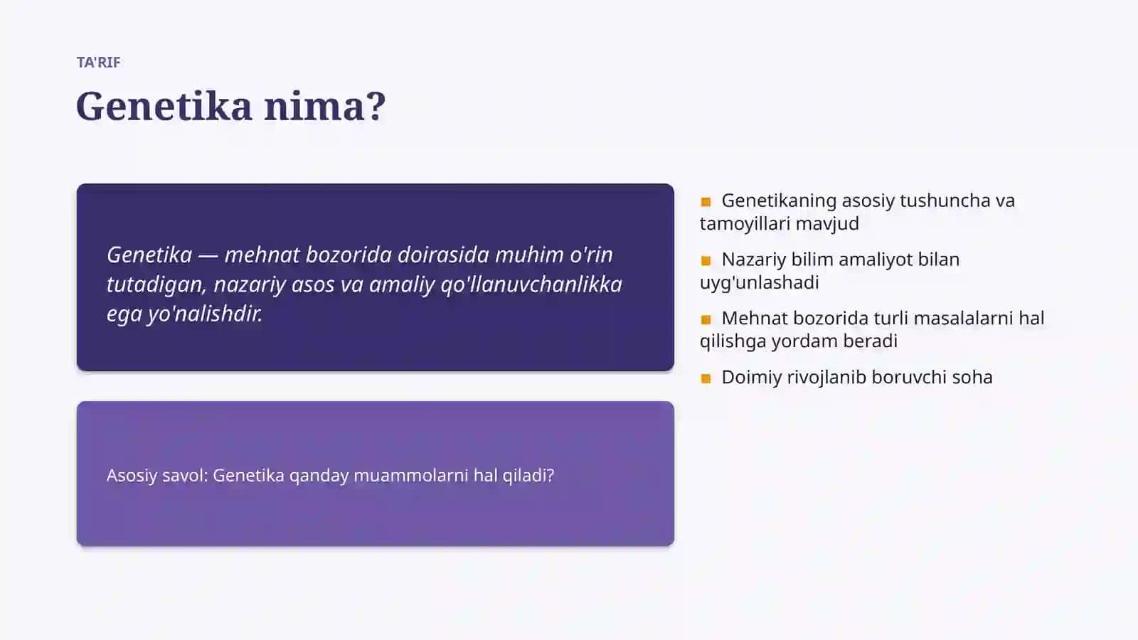 Genetika 4