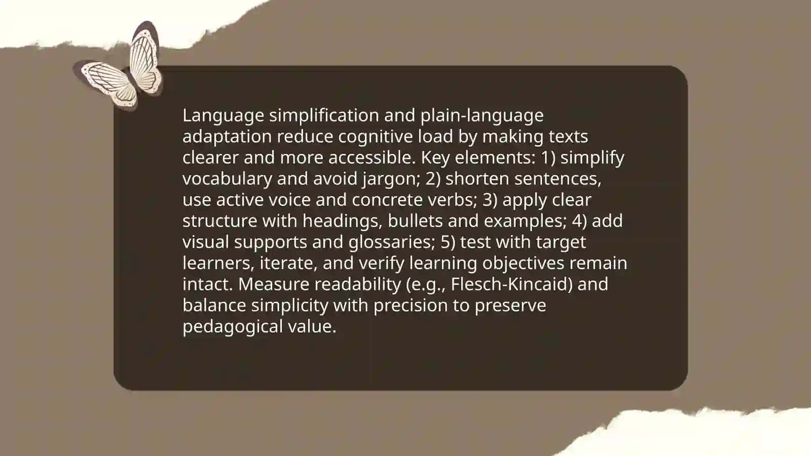 Adapting learning and teaching materials 4