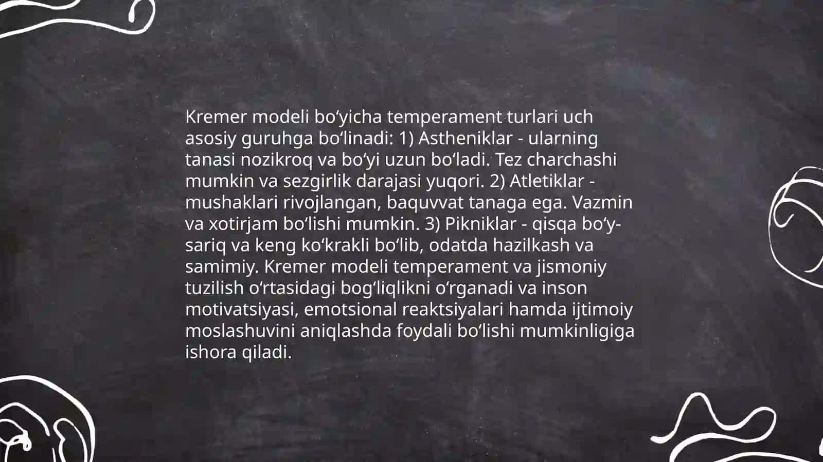 Krechmerning temperament nazariyasi 4