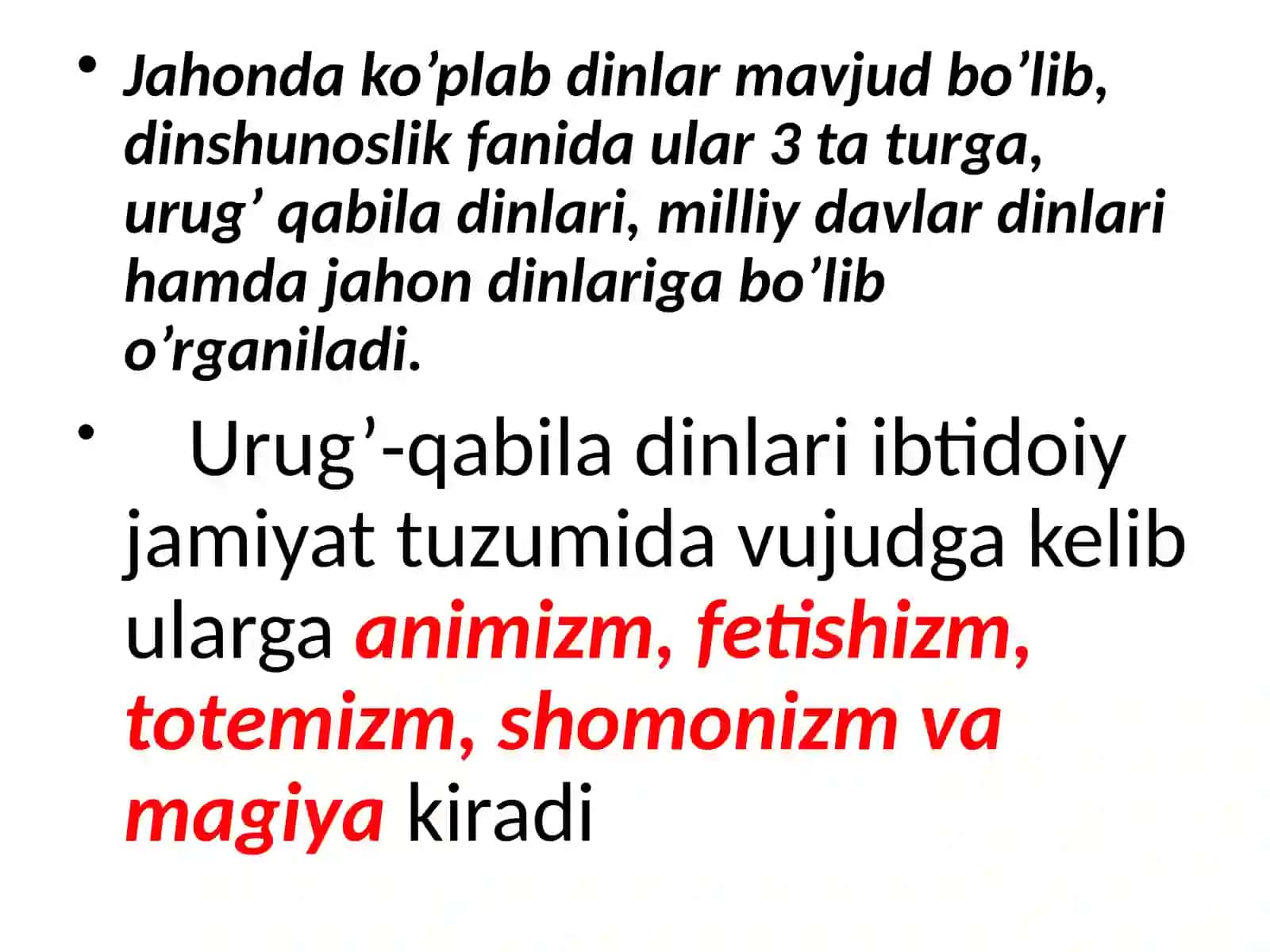 Din – ijtimoiy tarixiy etnik hodisa 4
