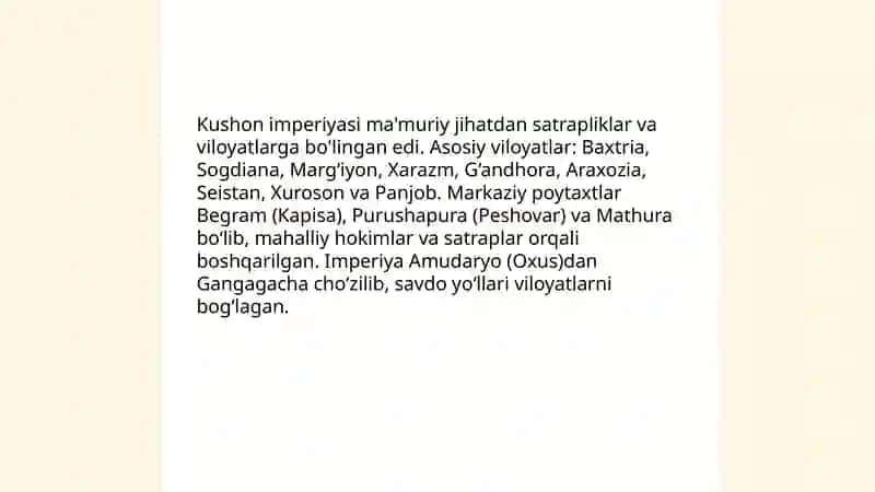 Kushon davlatlari davri tarixiy geografiyasi 4