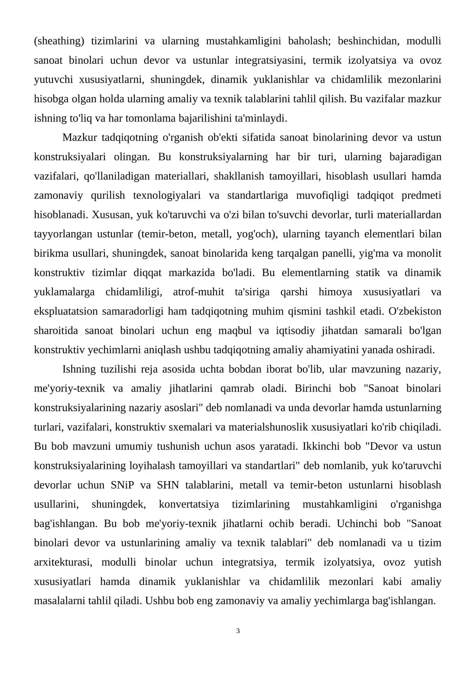 Sanoat binolarida devor va ustunlar konstruksiyalari. 4