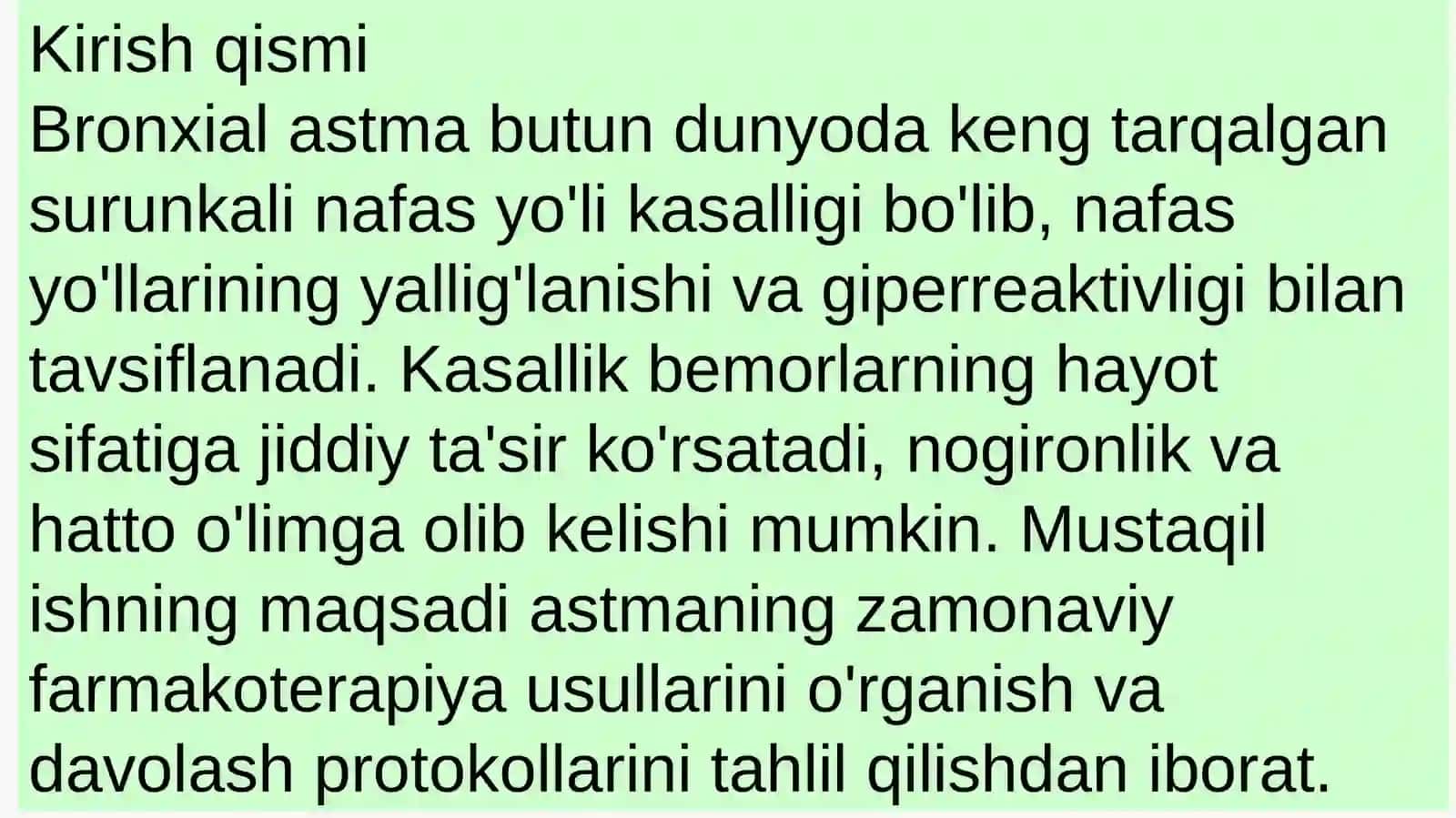 Bronxial astmaning farmakoterapiyasi 4
