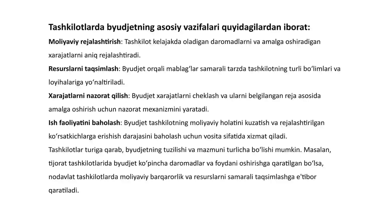 Byudjetlashtirish 4