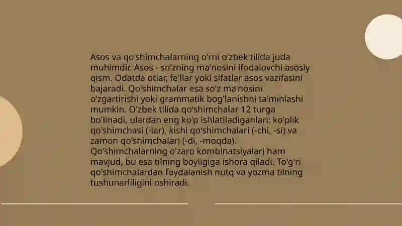 So'z tuzilishi 4