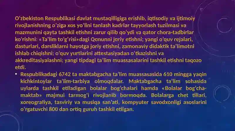 Kadrlar tayyorlash milliy dasturi 4