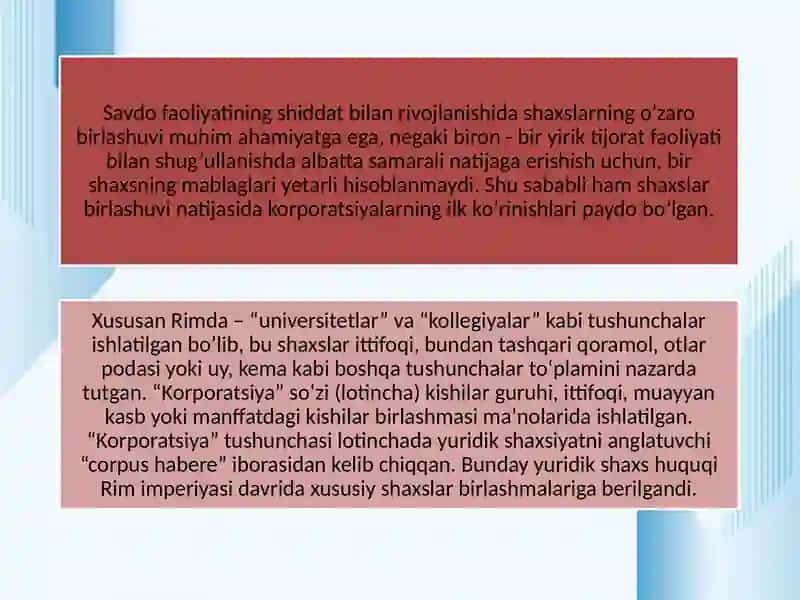 KARPARATIV HUQUQNING UMUMIY QOIDALARI 4