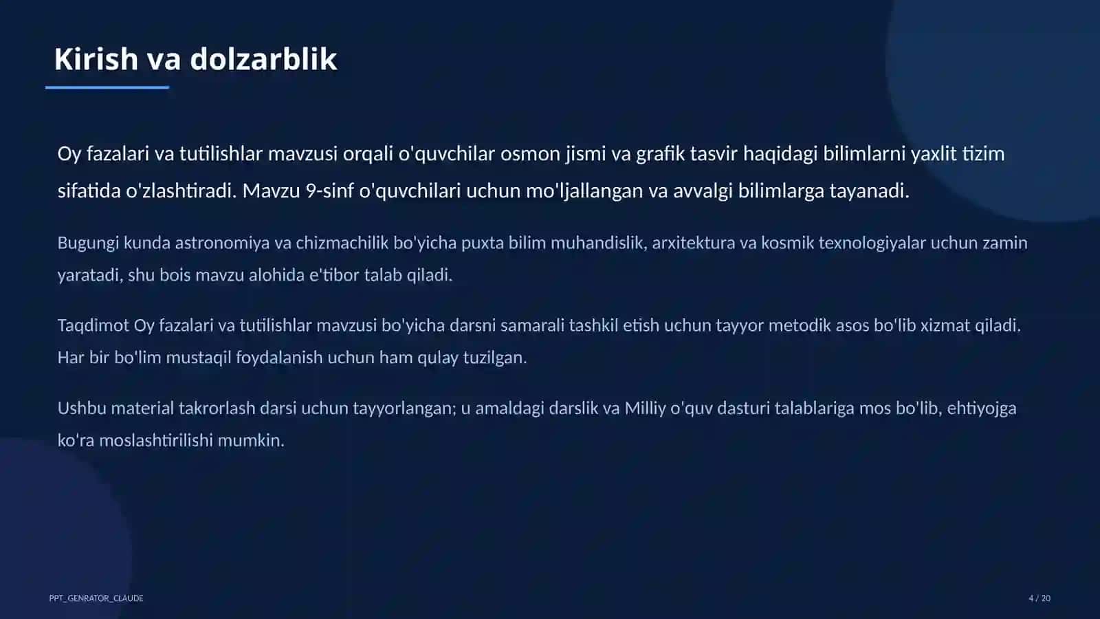 Oy fazalari va tutilishlar (9-sinf) 4