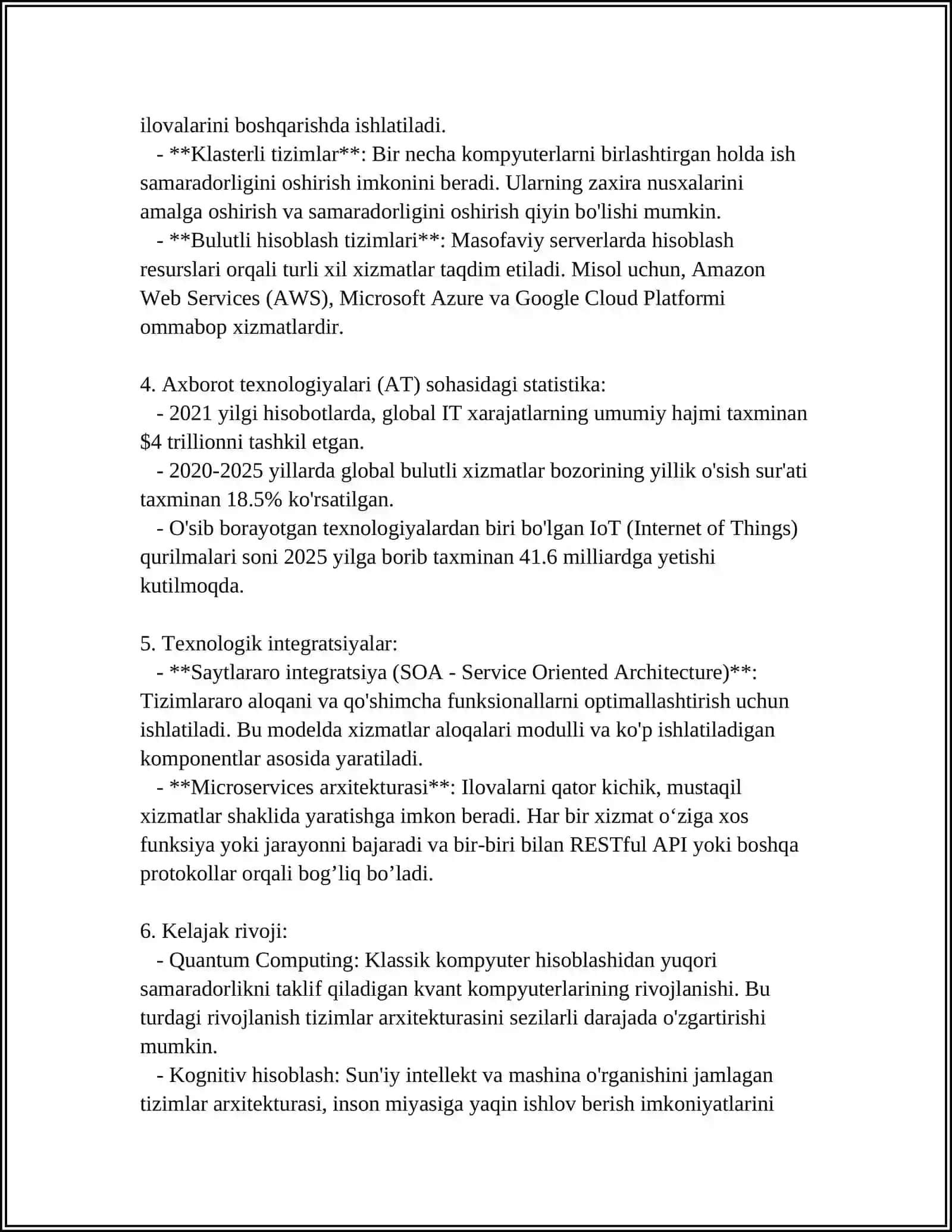 TIZIMLARNING ISHLASH JARAYONINI SHAKLLANTIRISH VA ALGORITMLASH 4