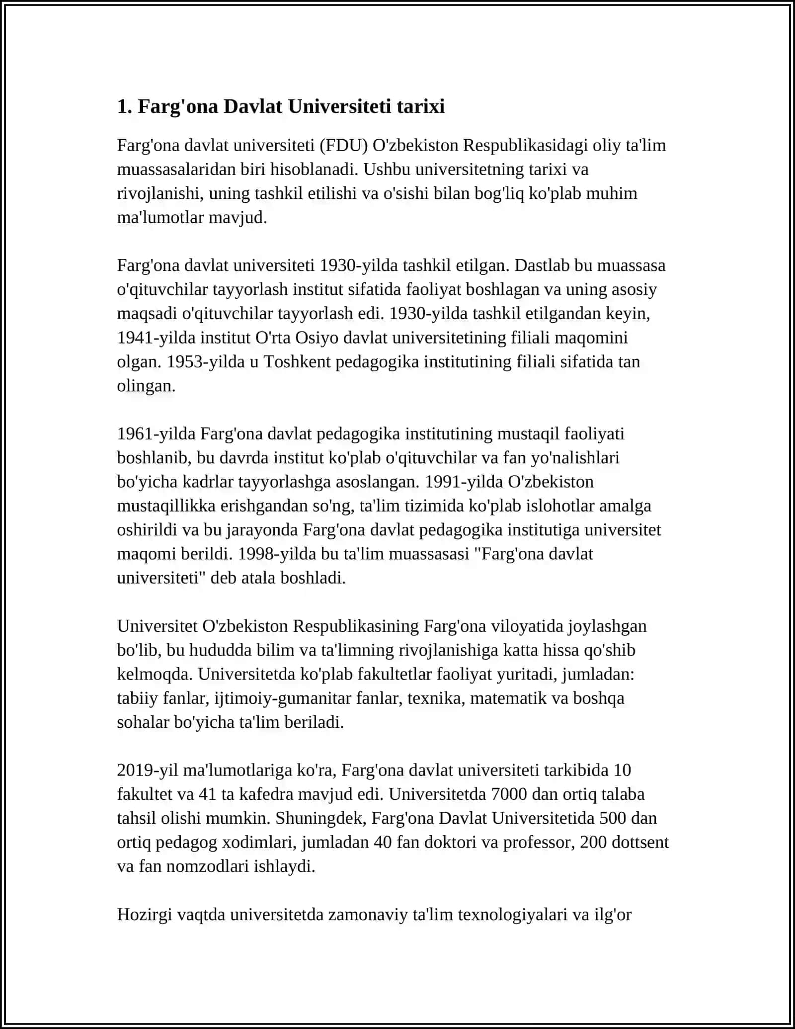 Farg'ona Davlat Universiteti Ingliz Tili va Adabiyoti 4
