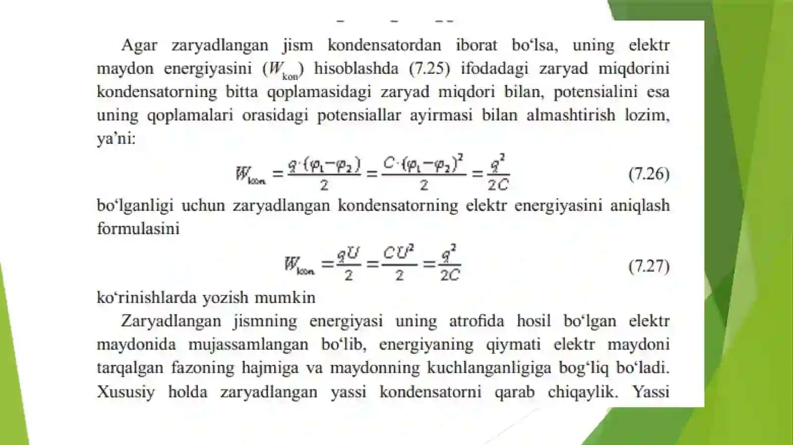 ELEKTR MAYDON ENERGIYASI 4