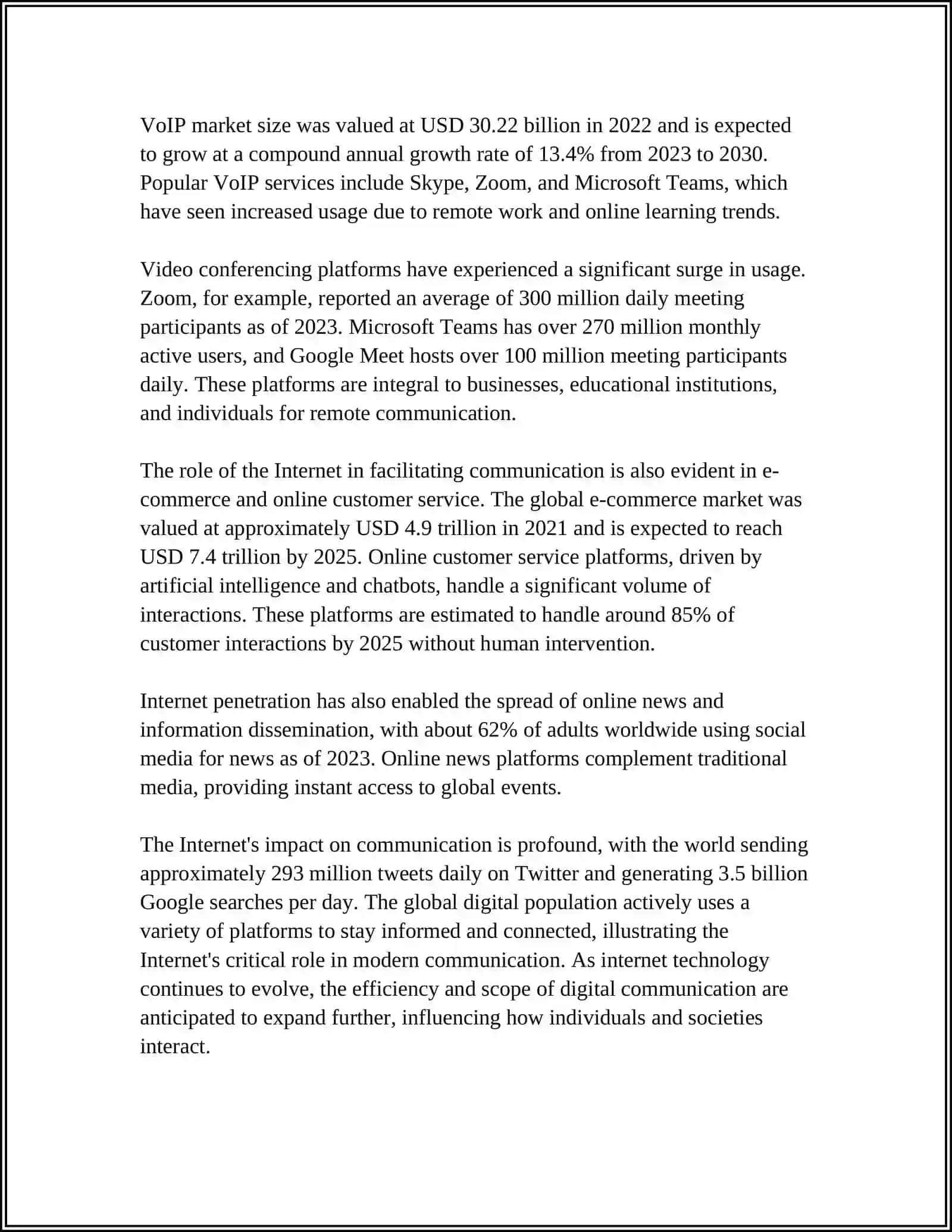 THE ROLE OF INTERNET IN OUR LIFE 4