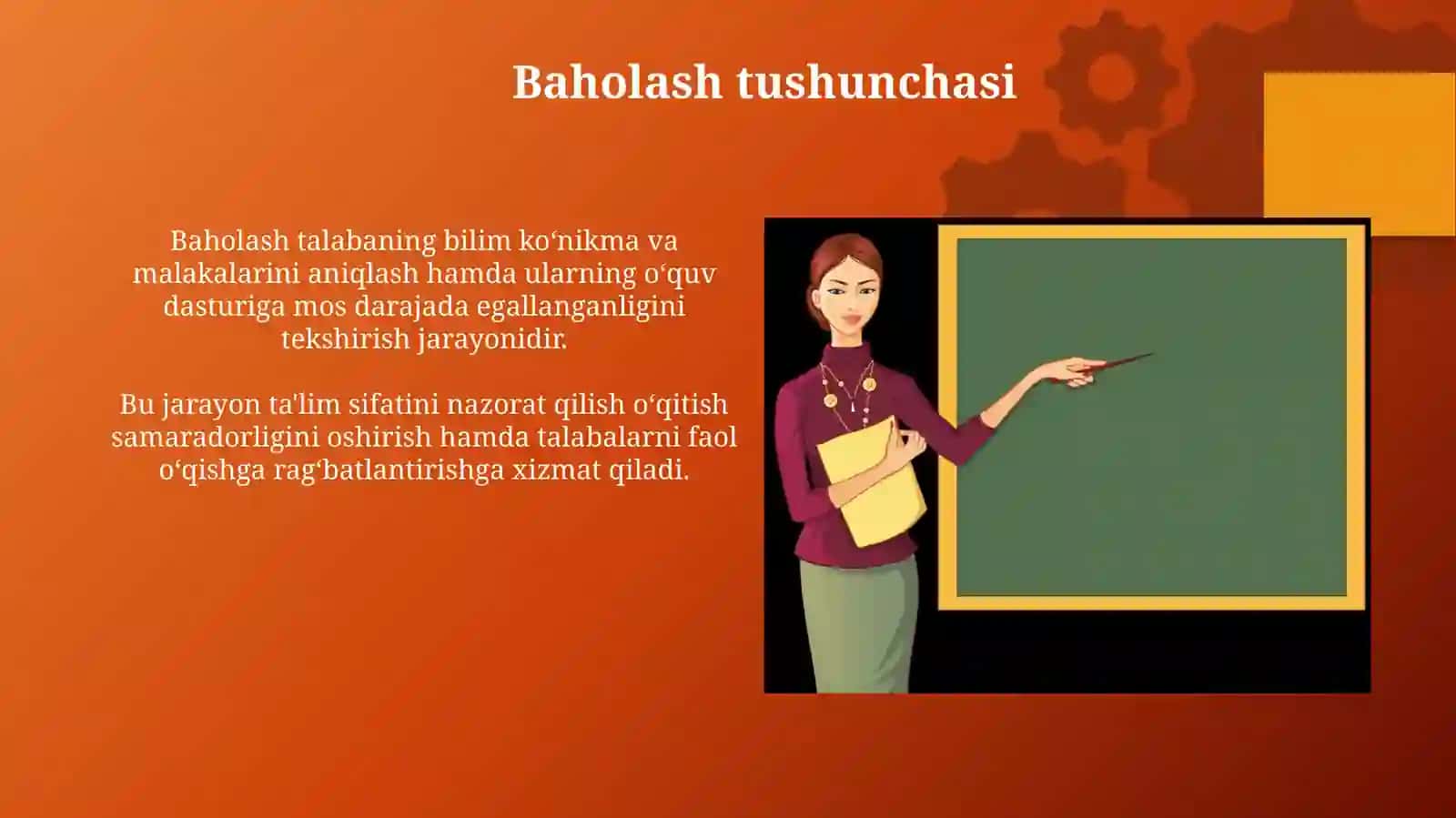 Talabalar bilimini baxolash uslubiyoti 4