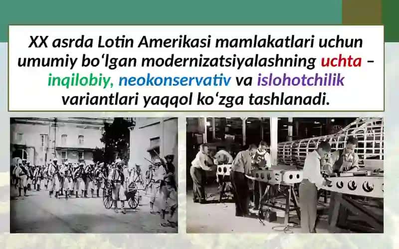 1946 – 1991-yillarda Lotin Amerikasi mamlakatlari 4