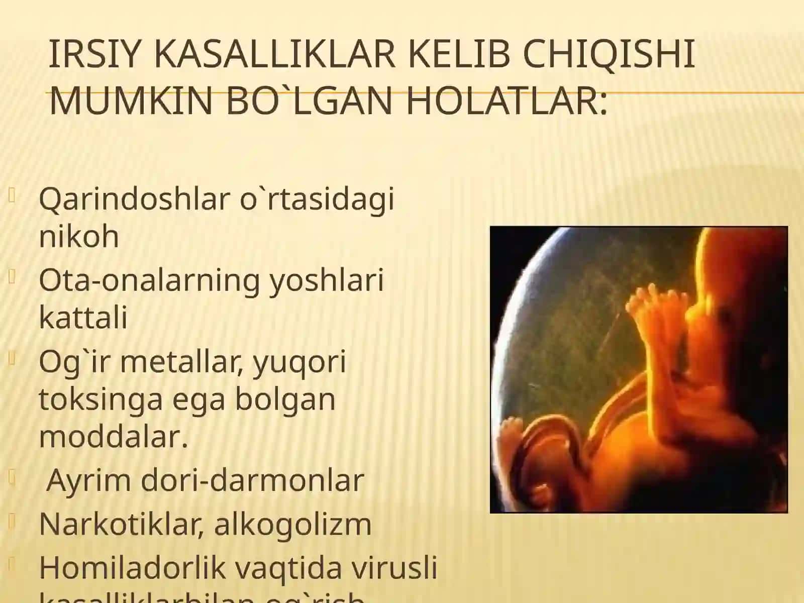 Xromosoma kasalliklari 4