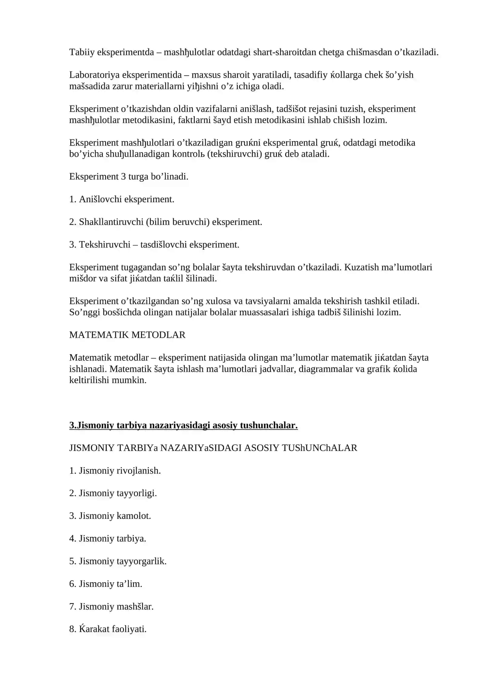 Jismoniy tarbiya va uning vujudga kelishi 4