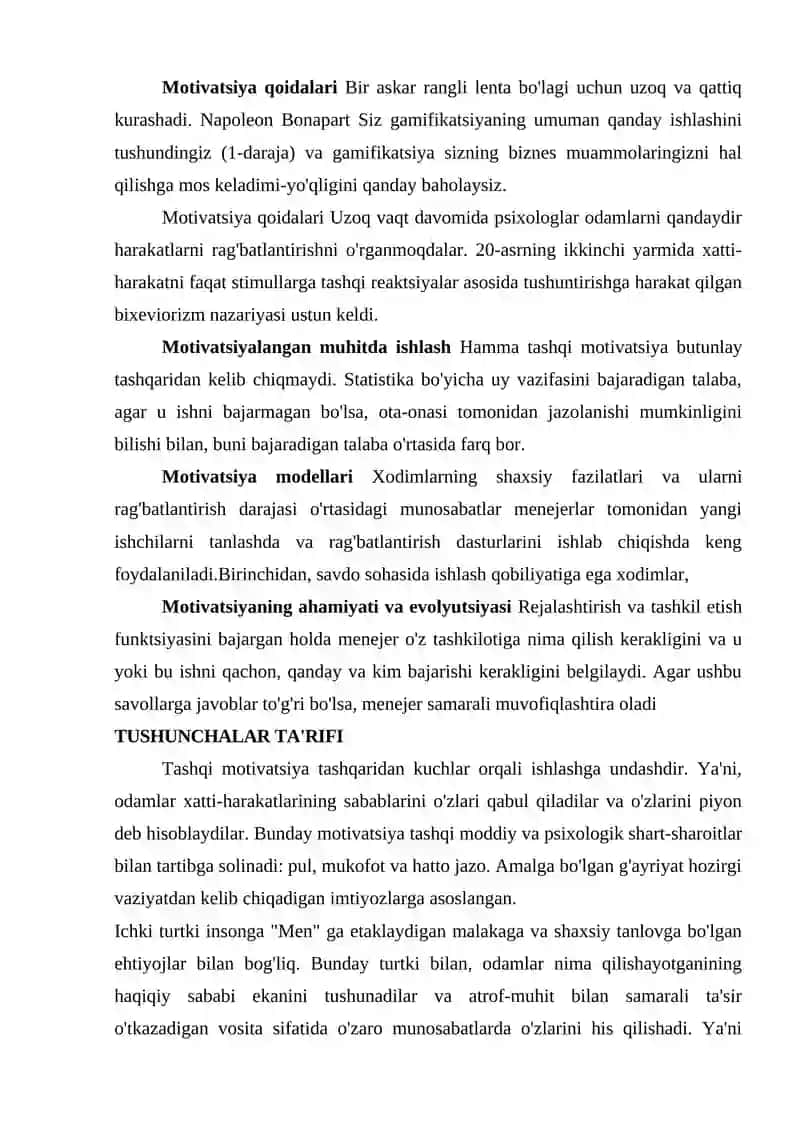 PERSONAL MATIVATSIYA 4