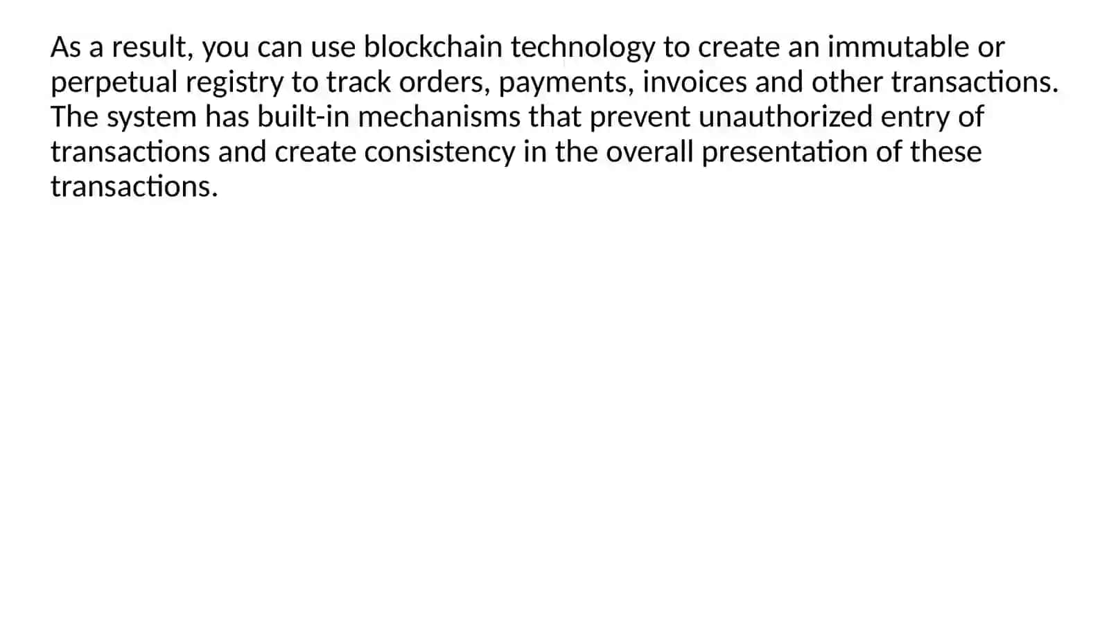 Blockchain technology and its application in economics 4