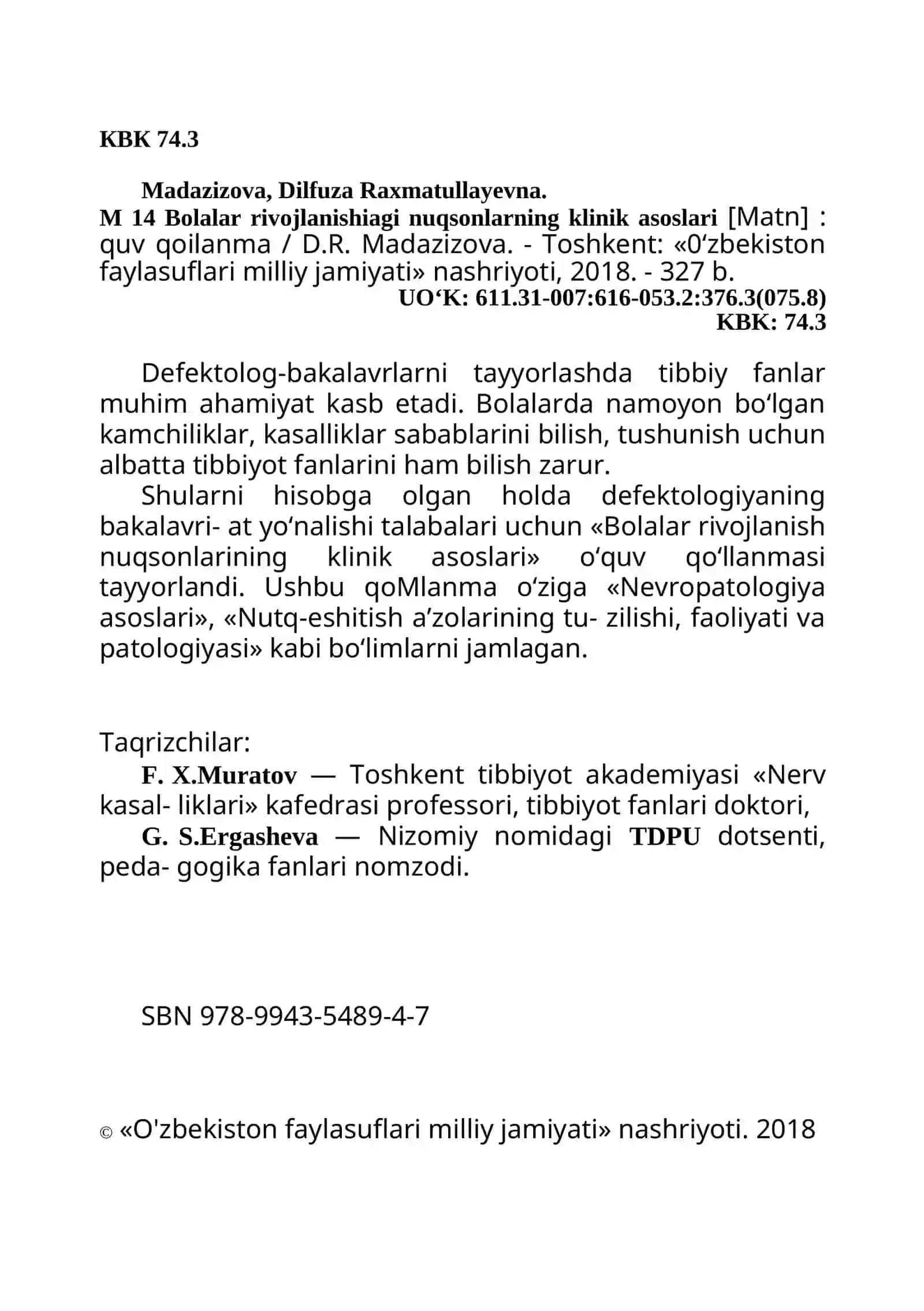 Bolalar rivojlanishidagi nuqsonlarning klinik asoslari 4