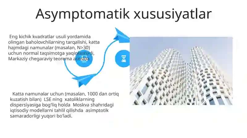 Eng kichik kvadratlar usulining baxolash xususiyatlari 4