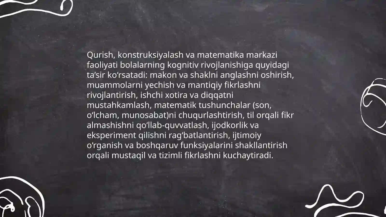 Qurish, konstruksiyalash va matematika markazining o‘rni 4