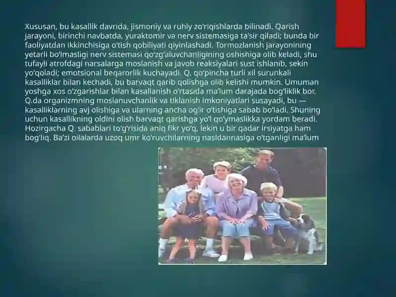 QARILIKNING BIOLOGIK ASOSLARI 4