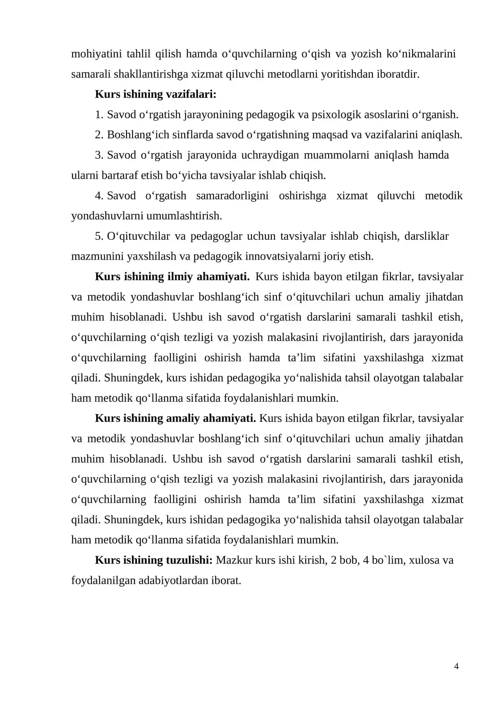 BOSHLANG’ICH SINFLARDA SAVOD O’RGATISH USULLARI 4