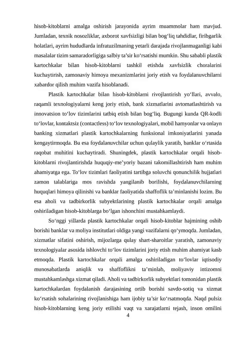 Plastik kartochkalar bilan hisob-kitoblar qilish 4