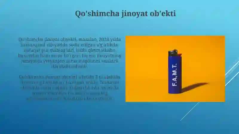 Jinoyat Obyekti 4