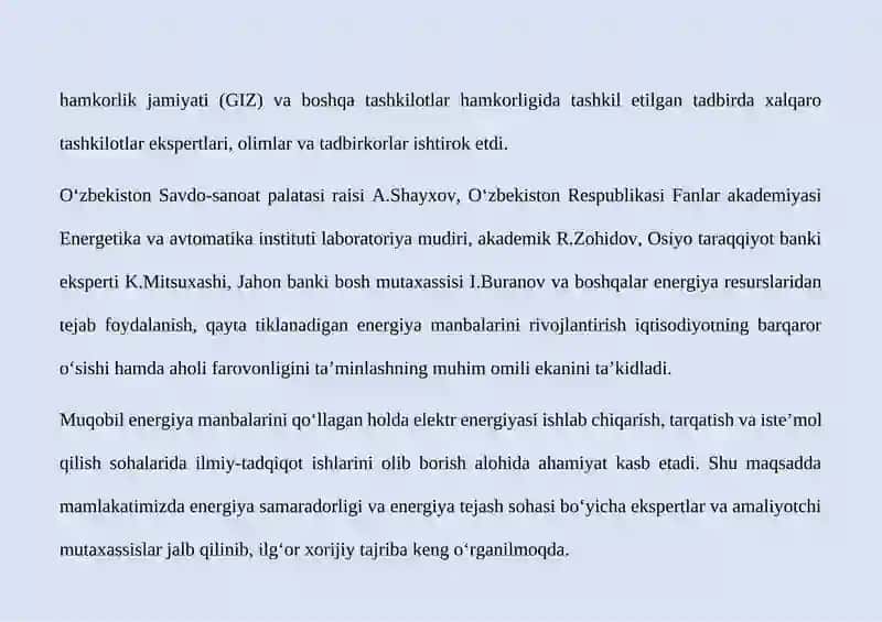Energiya tejamkor texnologiyalar istiqbollari 4