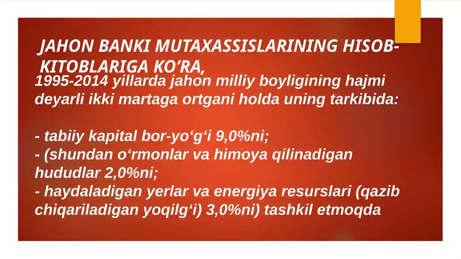 Yashil iqtisodiyotning baholash usullari 4