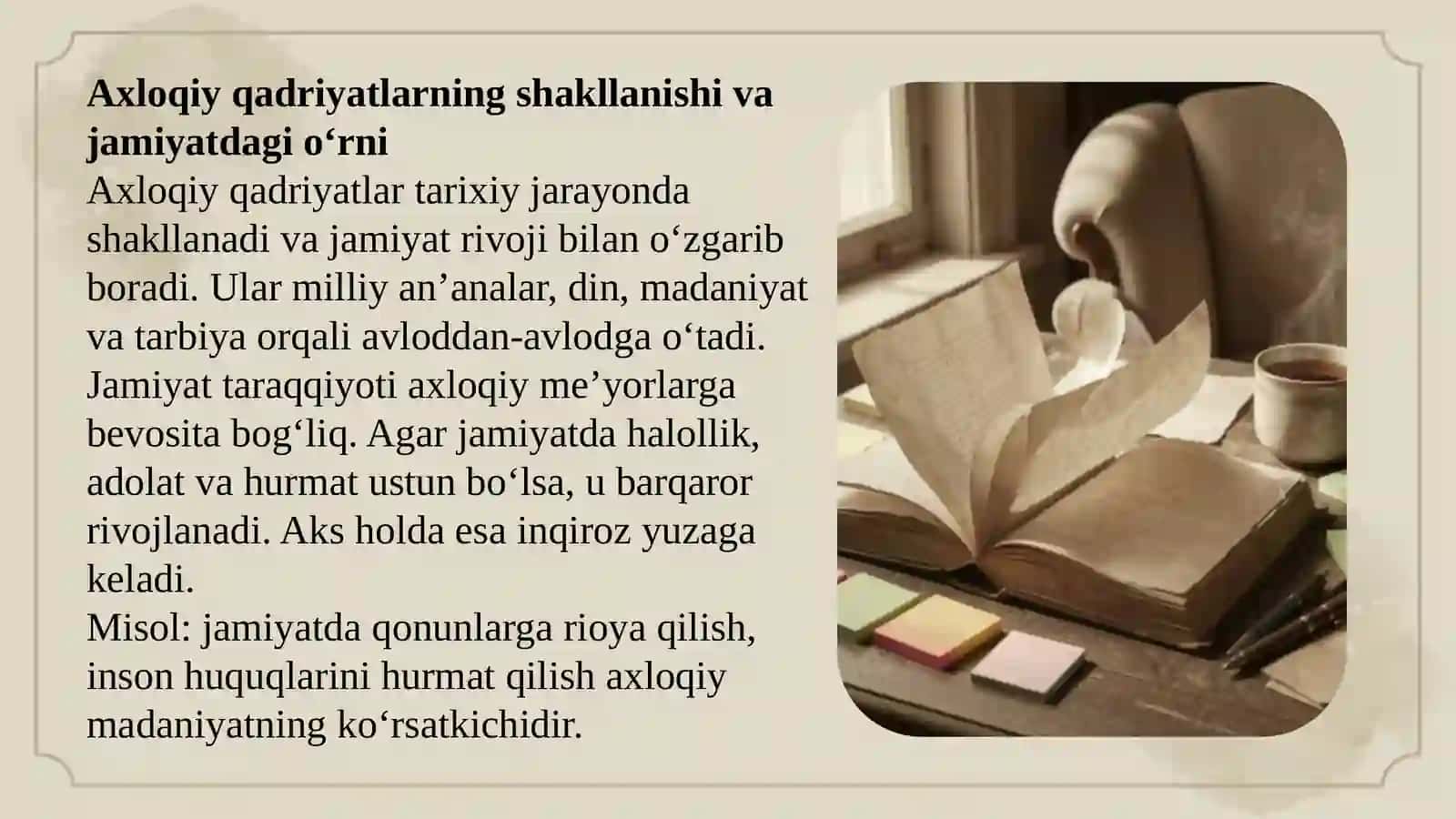 Buyuk allomalarning odob-axloq to‘g‘risidagi qarashlari 4
