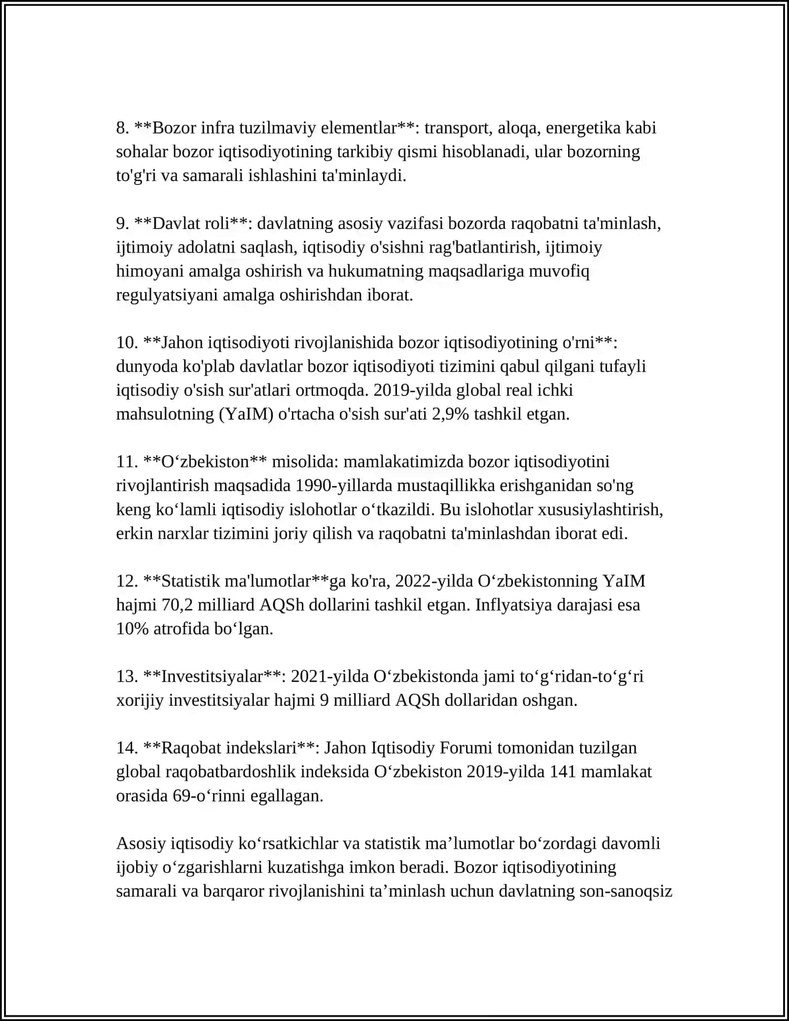 BOZOR IQTISODIYOTI MADELLARI 4
