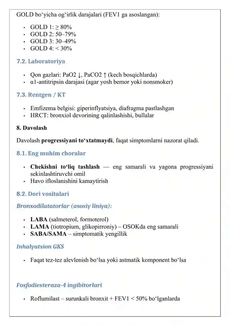 O‘pkaning surunkali obstruktiv kasalliklari 4