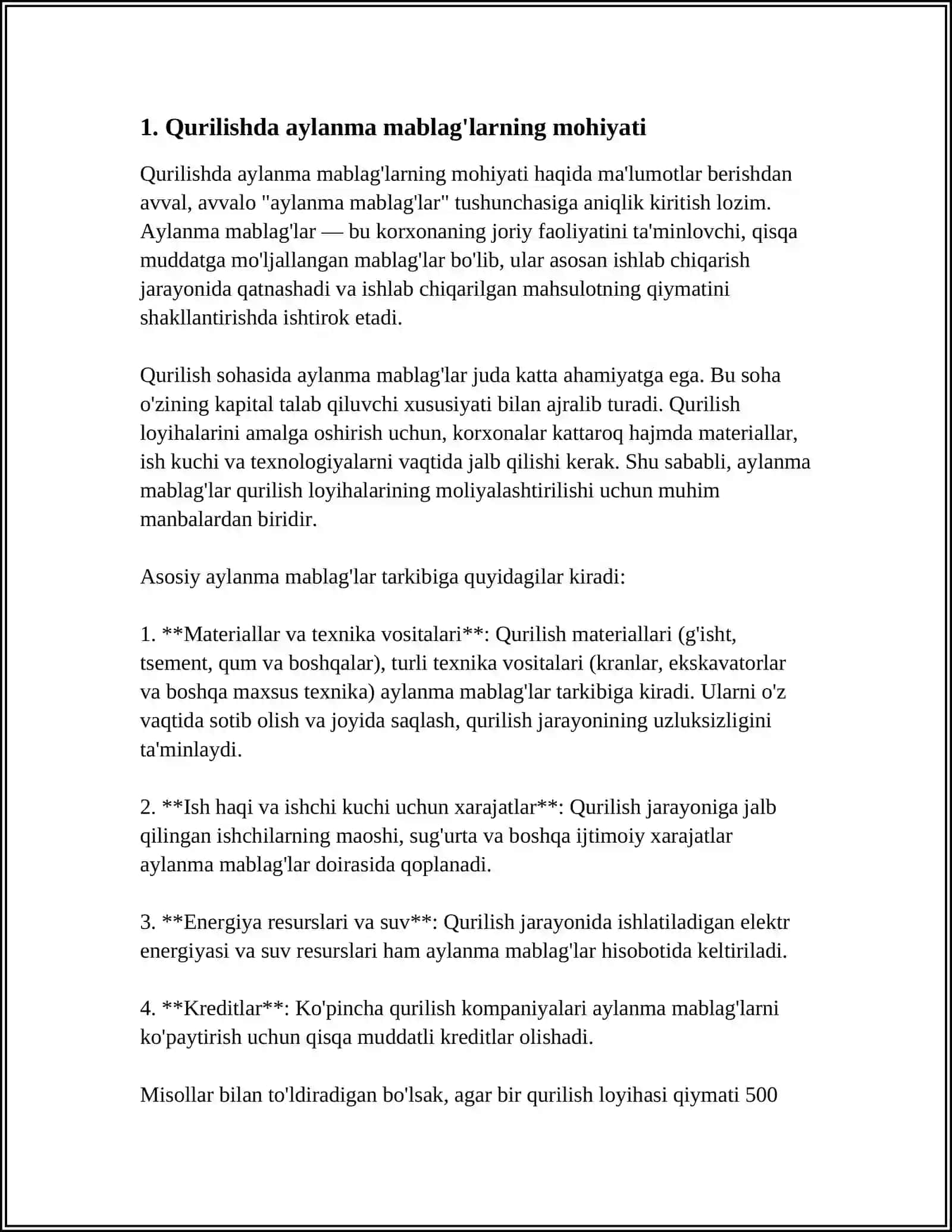 QURILISHDA AYLANMA MABLAĞLARNI SHAKLLANTIRISH TARTIBI 4