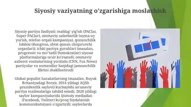 Siyosiy partiyalar faoliyatidagi xususiyatlar 4