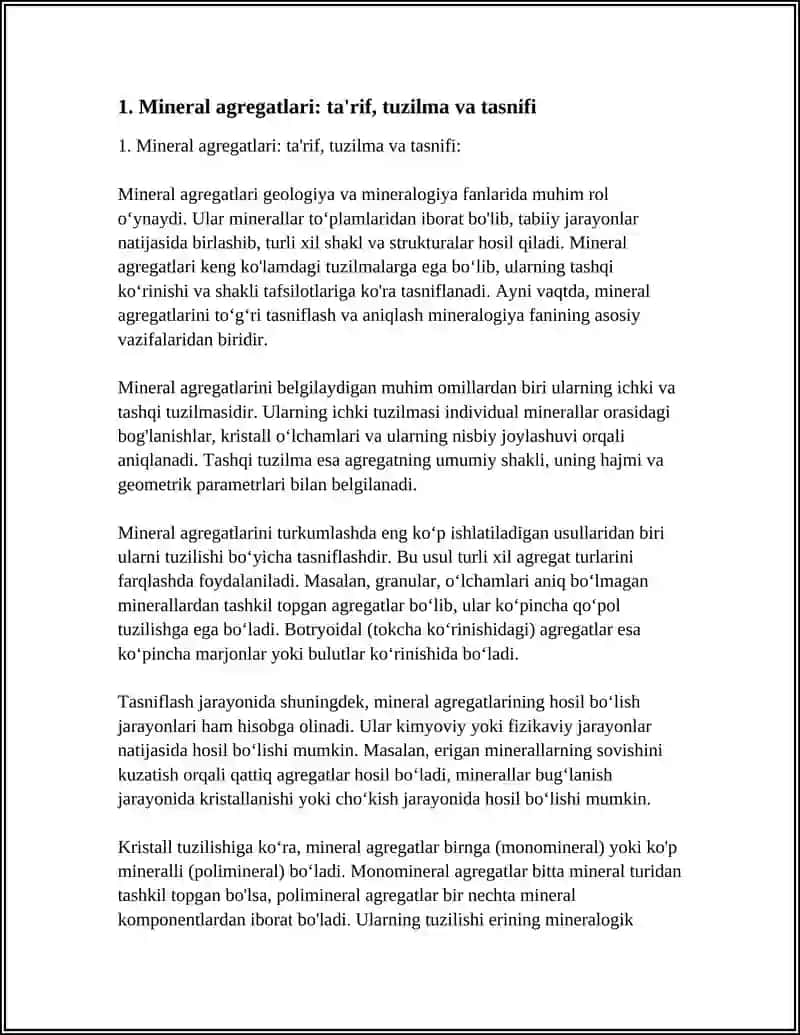 Mineral Agregatlari 4