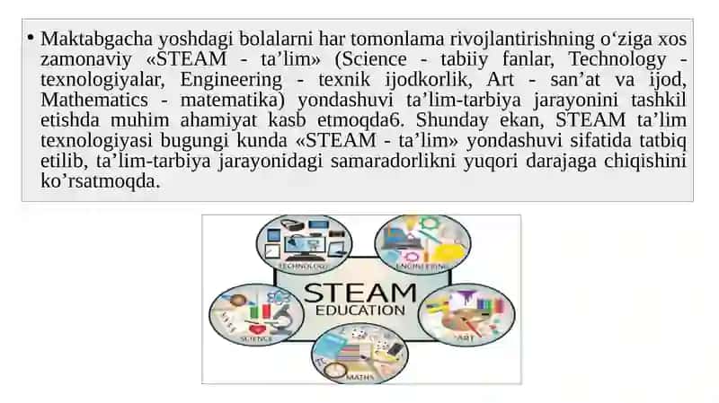 STEAM ta'lim texnologiyasini amaliy qo'llash usullari 4