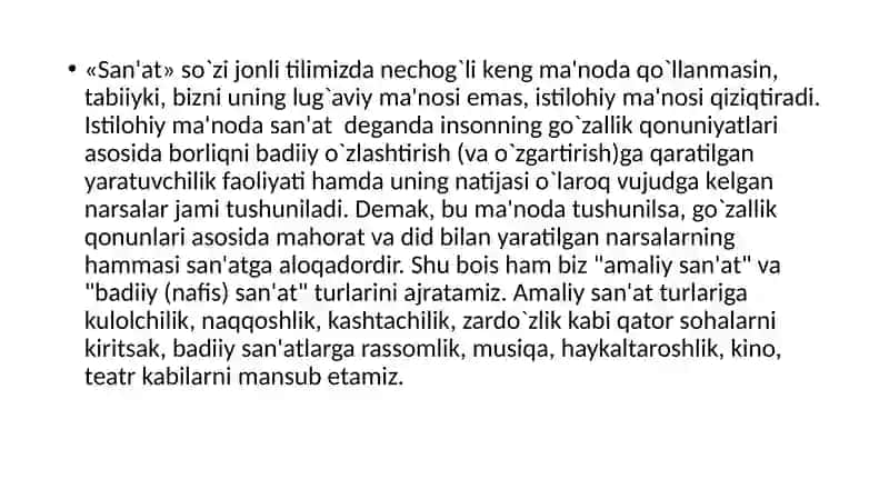 Badiiy adabiyot sanʼat turi sifatida 4