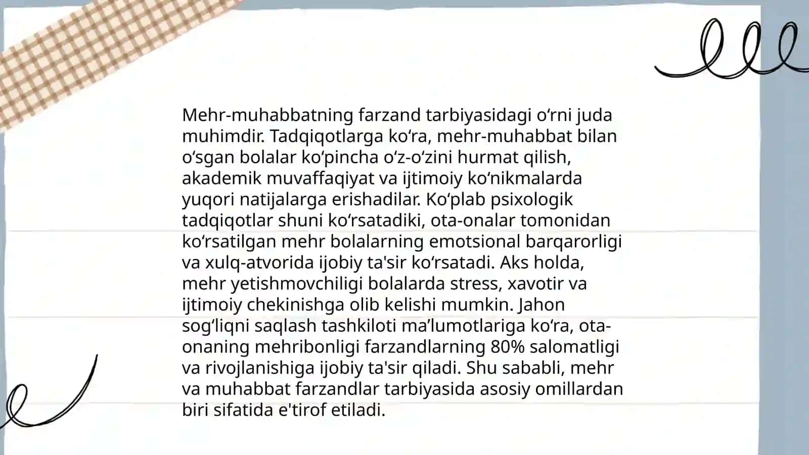 Oilada tarbiya masalasi 4