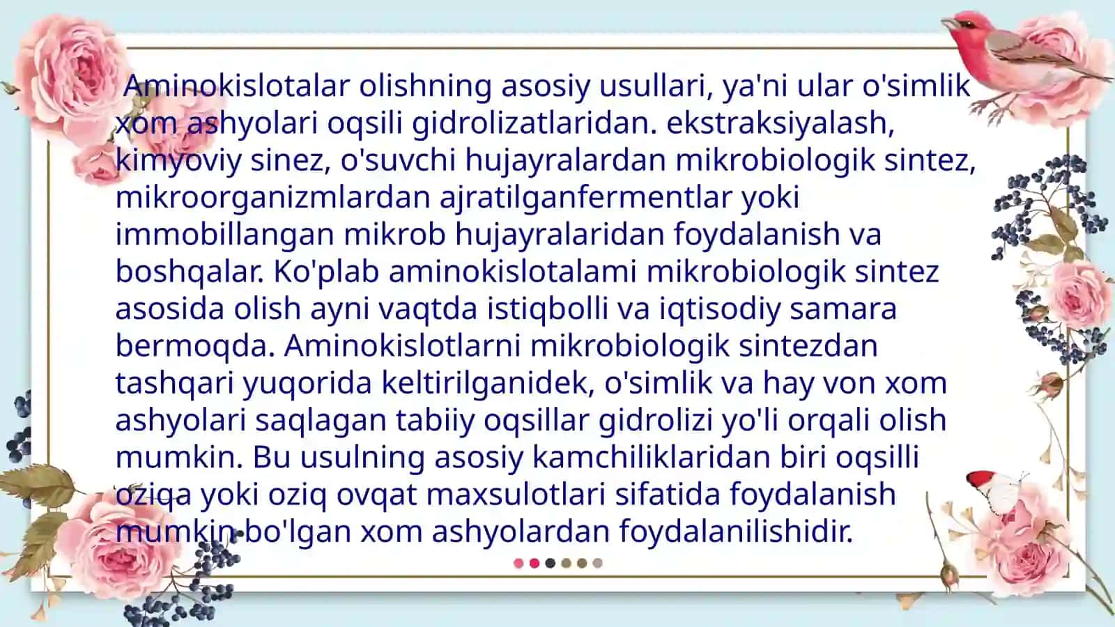 Lizin ishlab chiqarish texnologiyasi 4