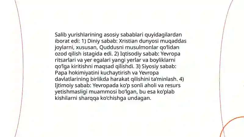 Salibchilar davlatlarining tashkil topishi 4